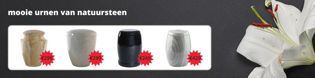 urnen van natuursteen